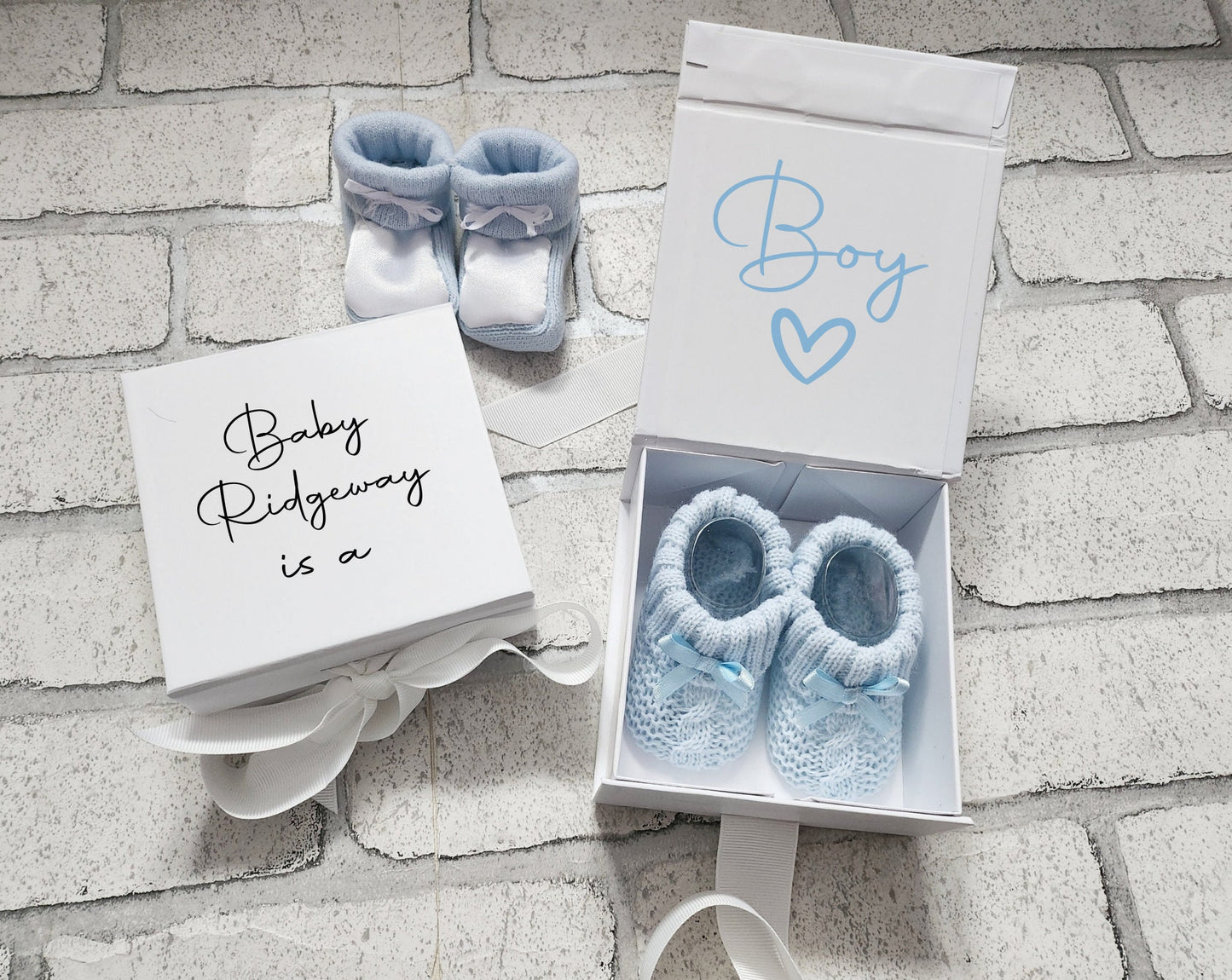 Personalised Gender Reveal Pregnancy Announcement