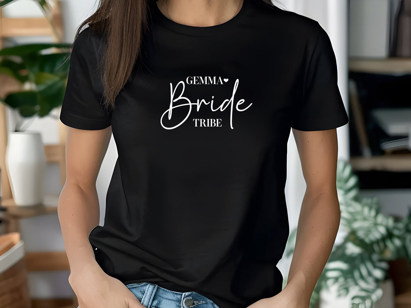 Personalised Bride to be T Shirt and Bridal Party Tribe T Shirts Bridesmaid Hen Party Bridal Shower Outfit Matching Tees