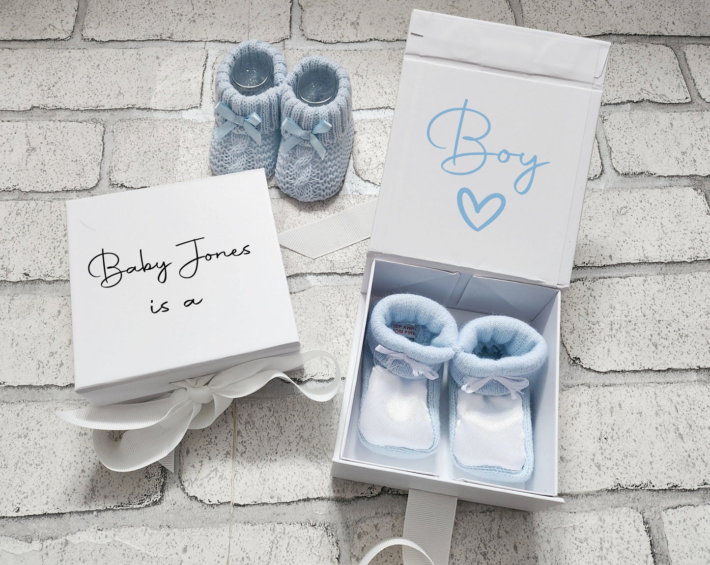 Personalised Gender Reveal Pregnancy Announcement