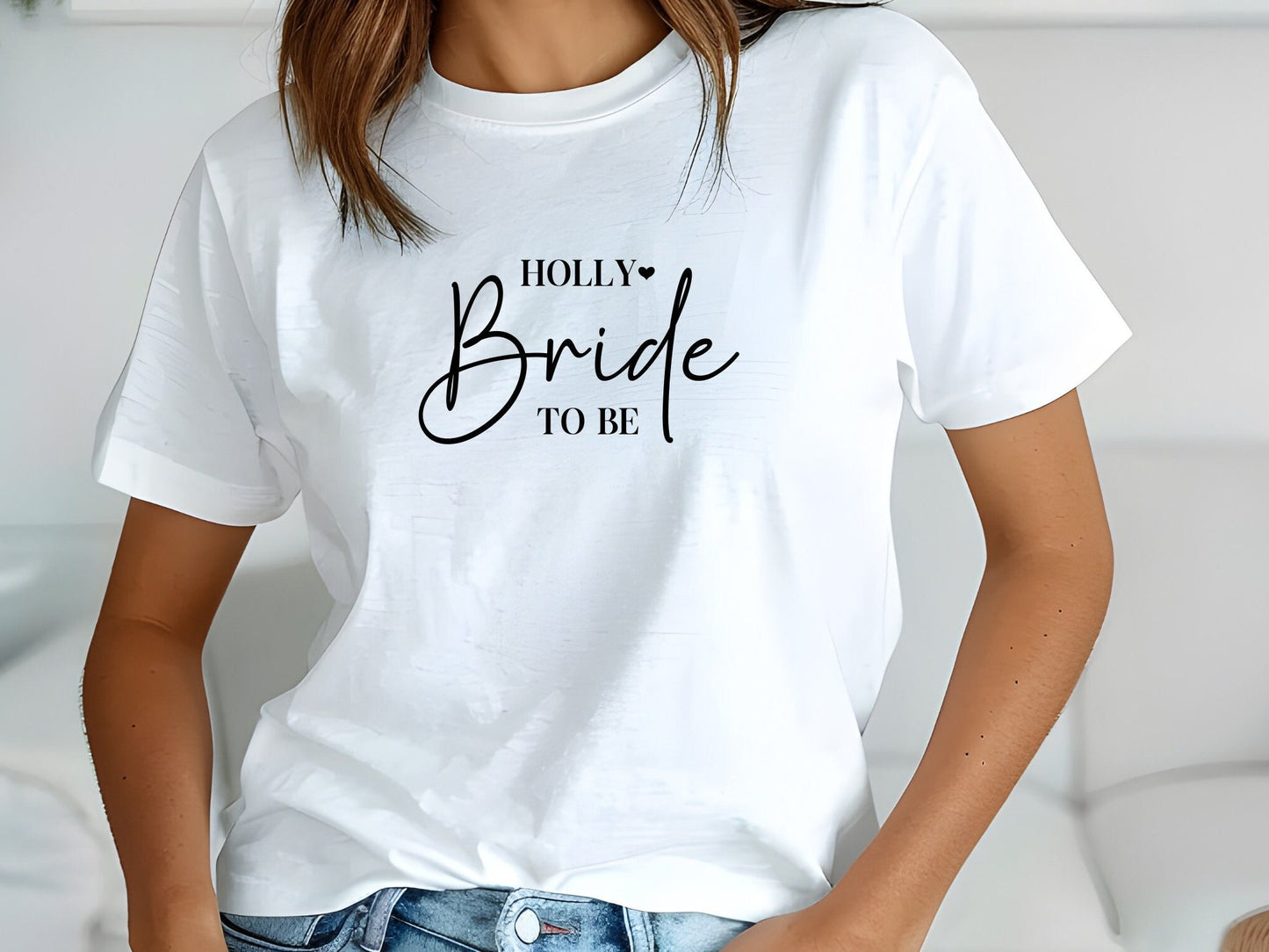 Personalised Bride to be T Shirt and Bridal Party Tribe T Shirts Bridesmaid Hen Party Bridal Shower Outfit Matching Tees