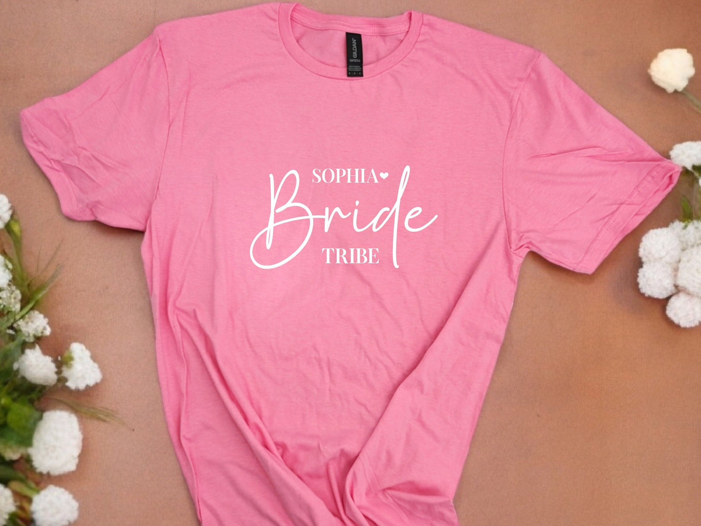 Personalised Bride to be T Shirt and Bridal Party Tribe T Shirts Bridesmaid Hen Party Bridal Shower Outfit Matching Tees