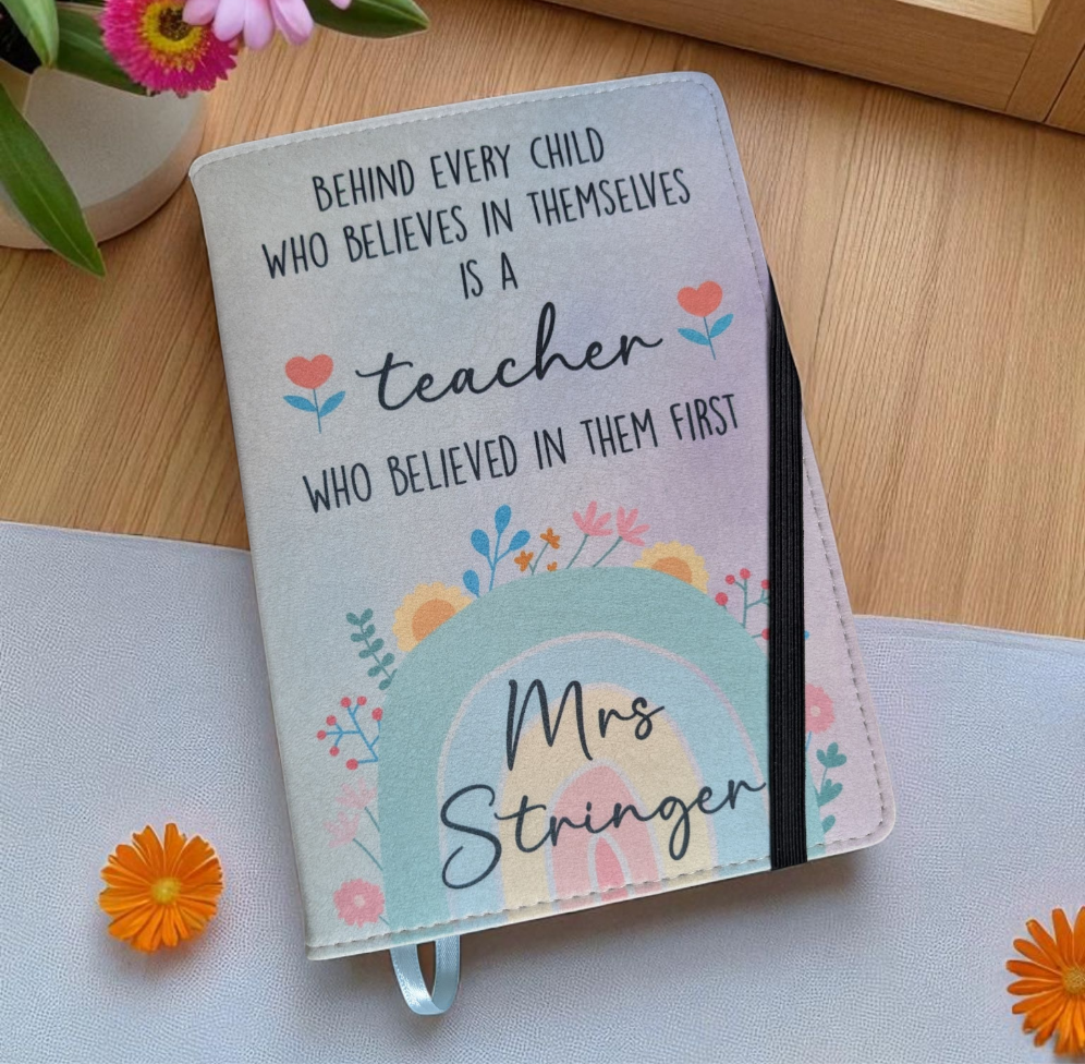 Personalised Teacher Notebook Gift
