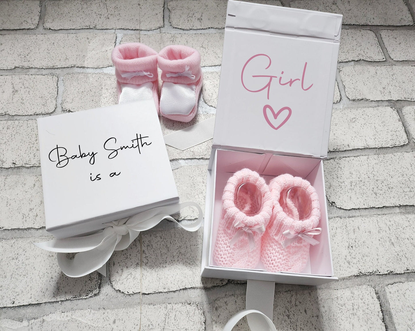Personalised Gender Reveal Pregnancy Announcement