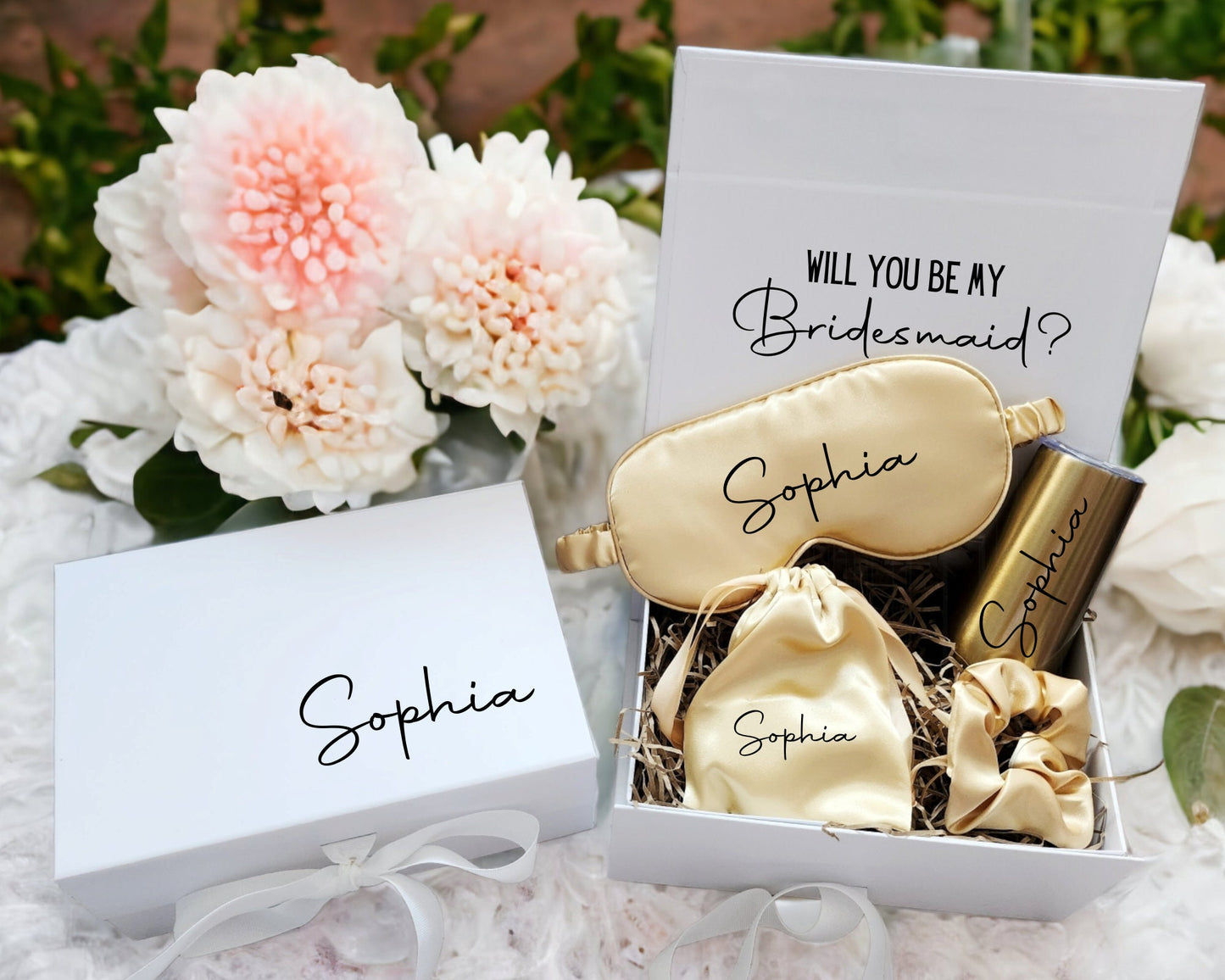 Personalised Bridesmaid Proposal Box Will You Be My Maid of Honour Gift Bridal Party Present