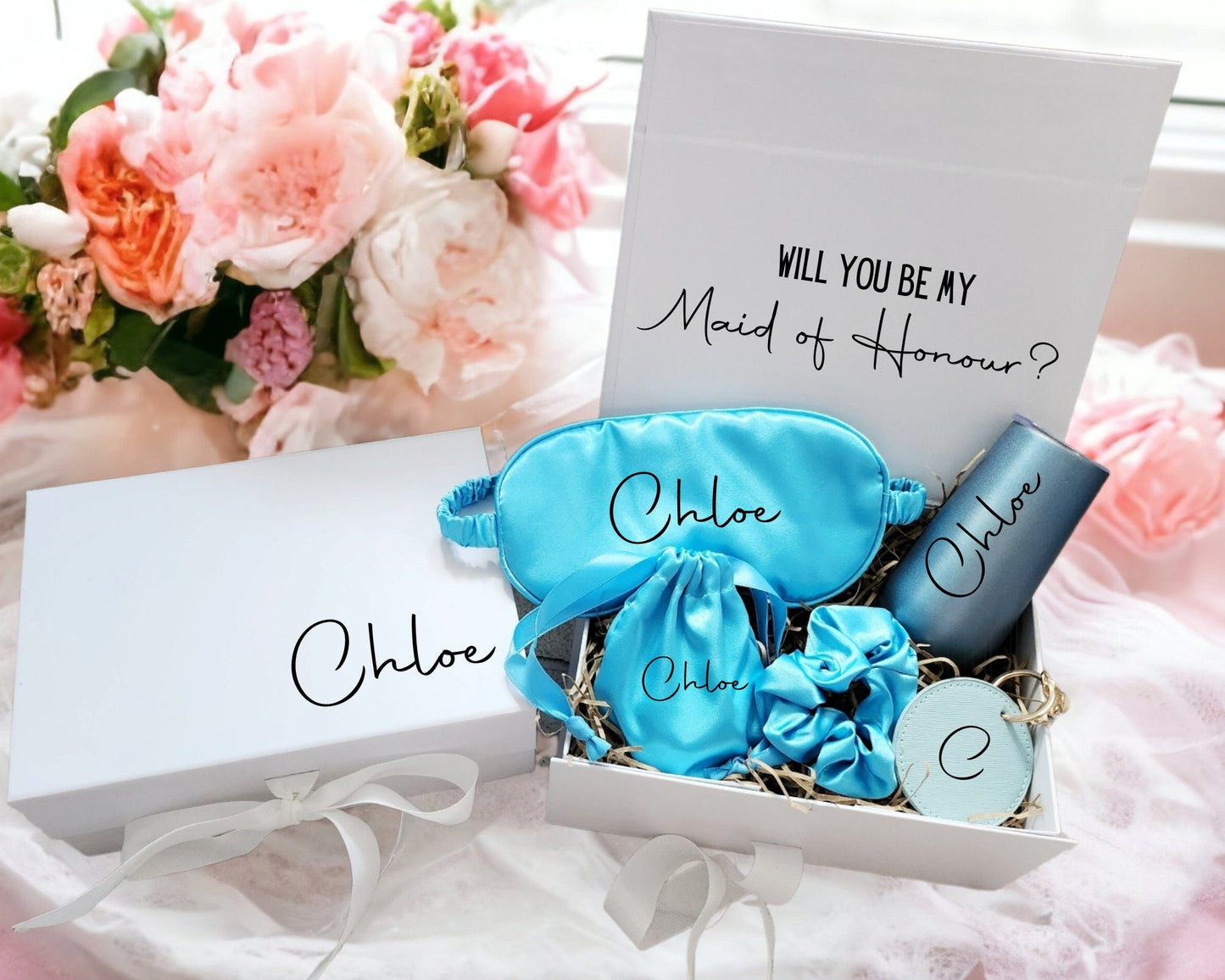 Personalised Bridesmaid Proposal Box Will You Be My Maid of Honour Gift Bridal Party Present