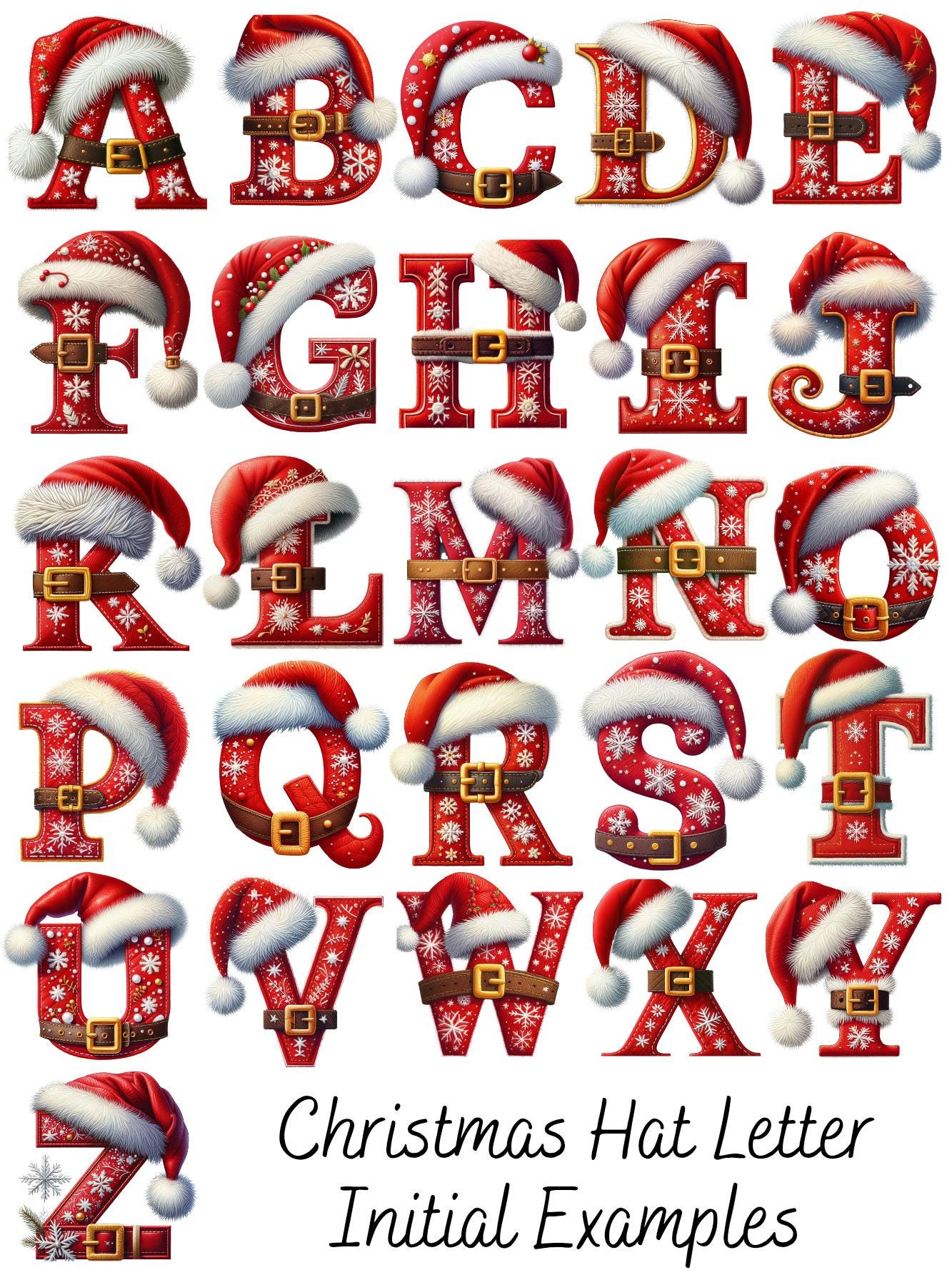Personalised Christmas Santa Sack: Initial Special Delivery Gift