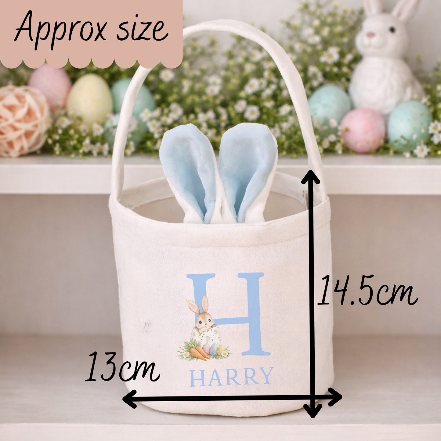 Personalised Easter Egg Hunt Basket