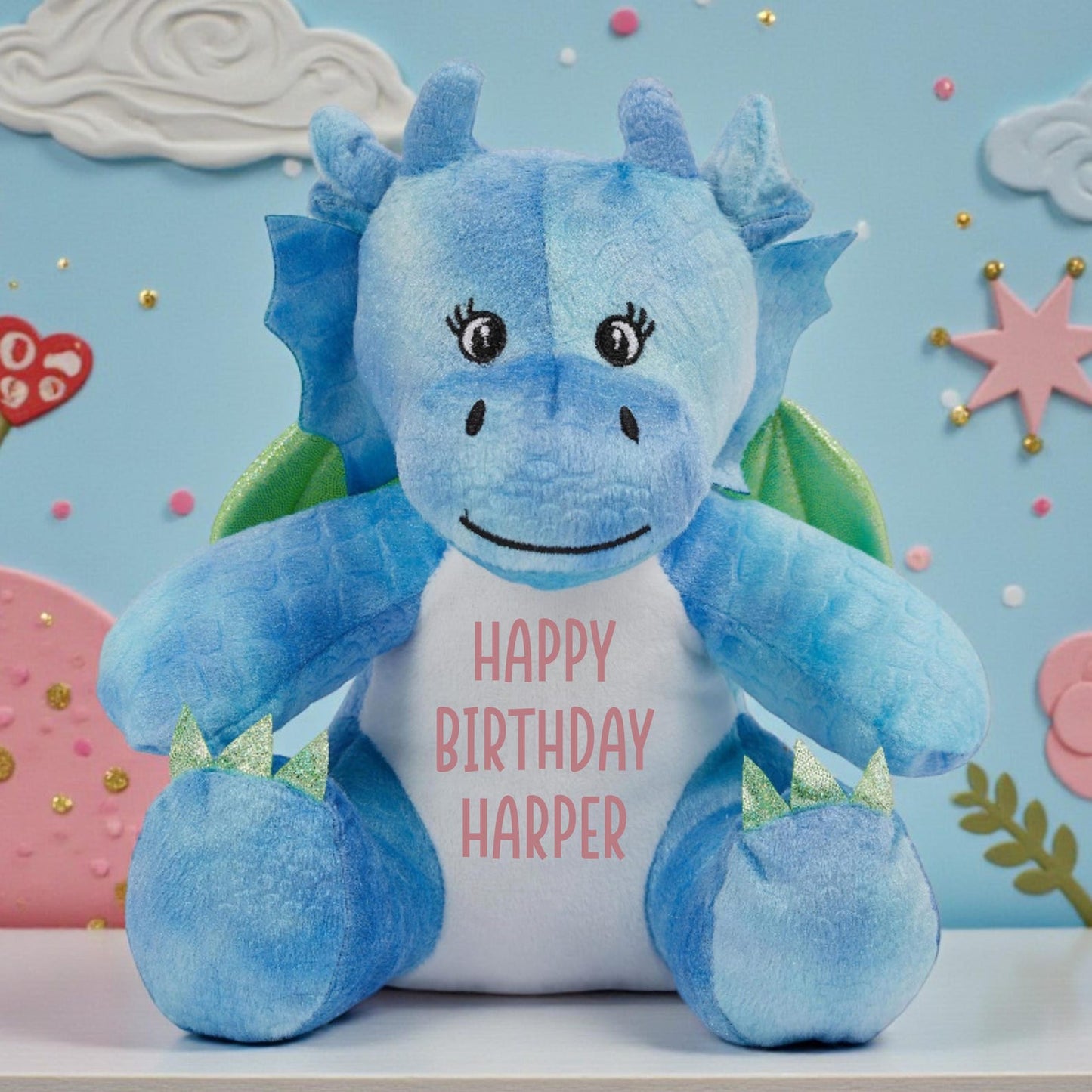 Personalised Dragon Soft Toy