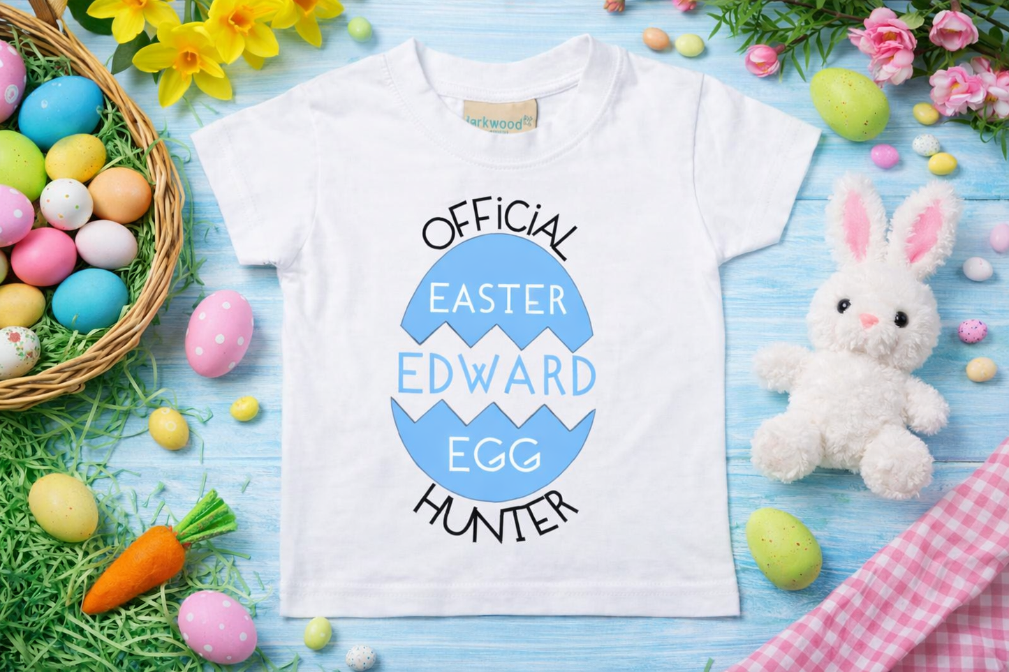Personalised Official Easter Egg Hunter T Shirt