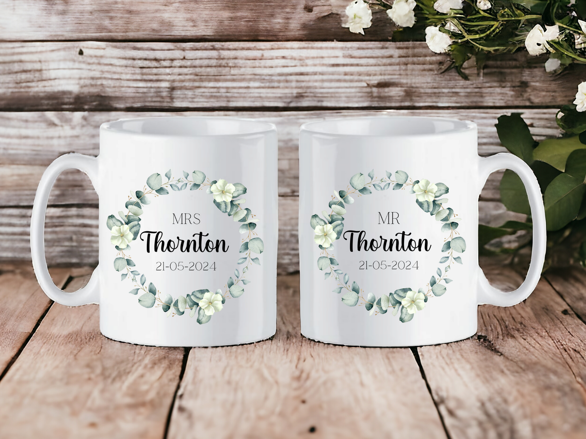 Personalised Mr & Mrs Mug image 0