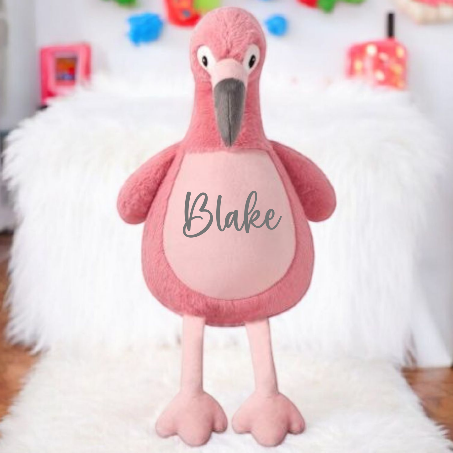 Flamingo Personalised Soft Toy