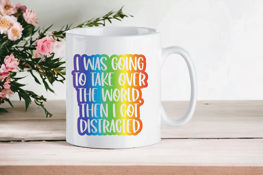 I Got Distracted Mug image 0
