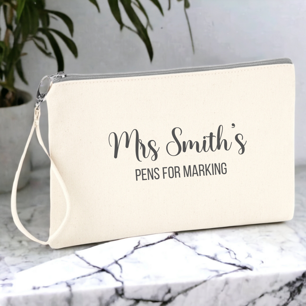 Personalised Pens for Marking Wristlet Pouch image 0