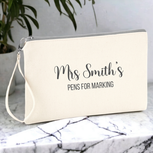 Personalised Pens for Marking Wristlet Pouch image 0