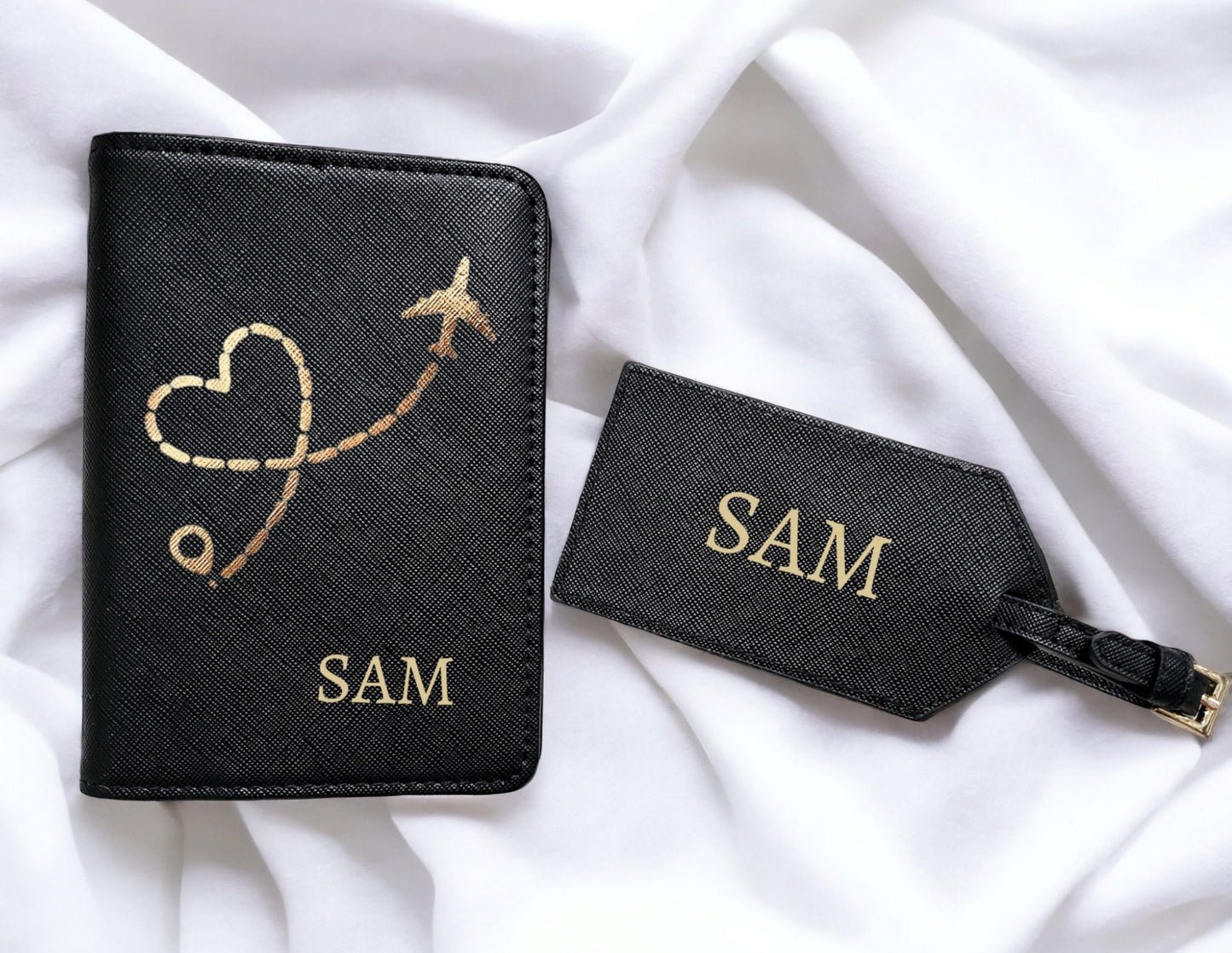Personalised Passport Cover and Luggage Tag