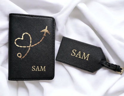 Personalised Passport Cover and Luggage Tag