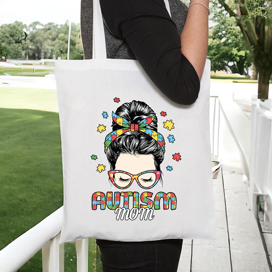  Autism Mom Tote Bag image 0