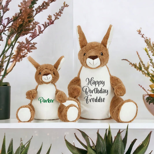 Personalised Kangaroo Soft Toy