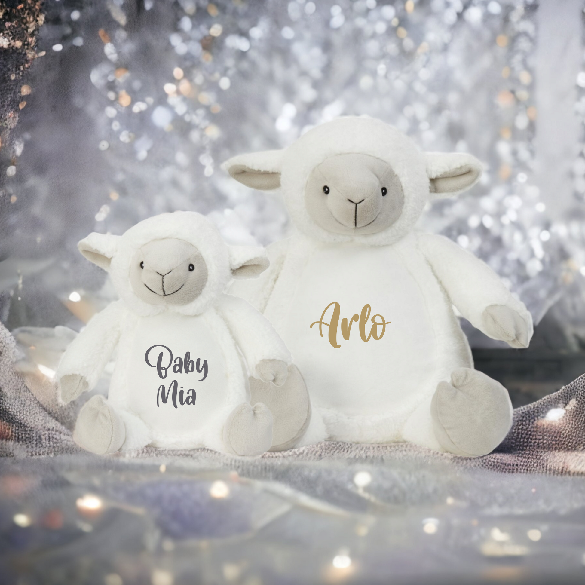 Personalised Lamb Soft Toy image 0