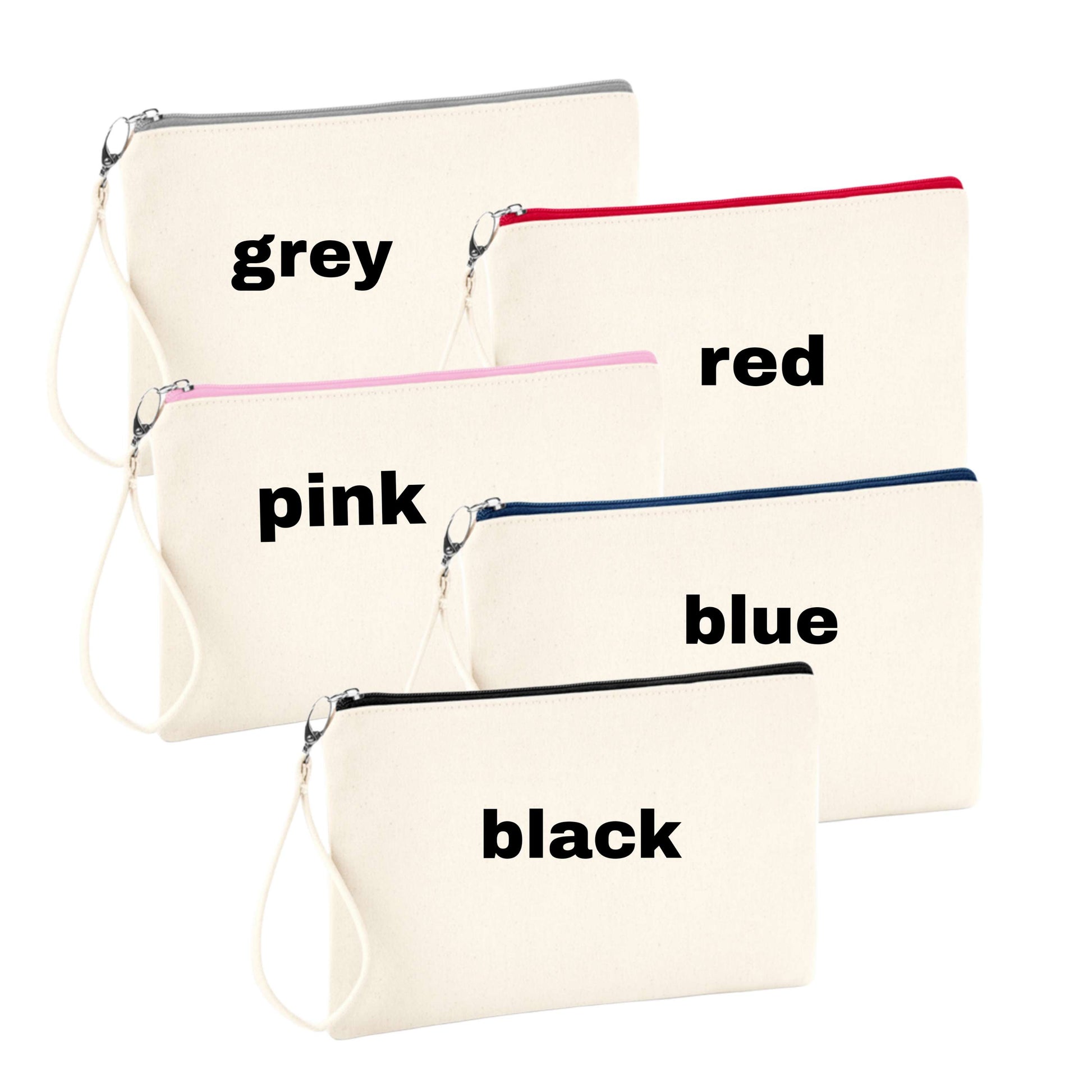 Personalised Script Name Wristlet Pouch image 1