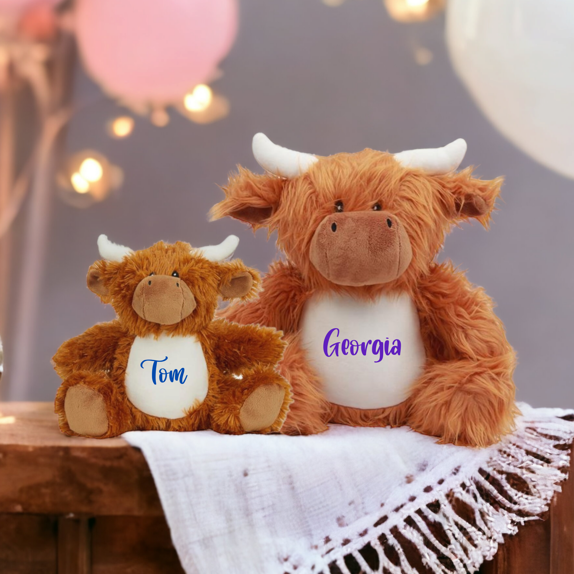 Personalised Highland Cow Soft Toy image 0