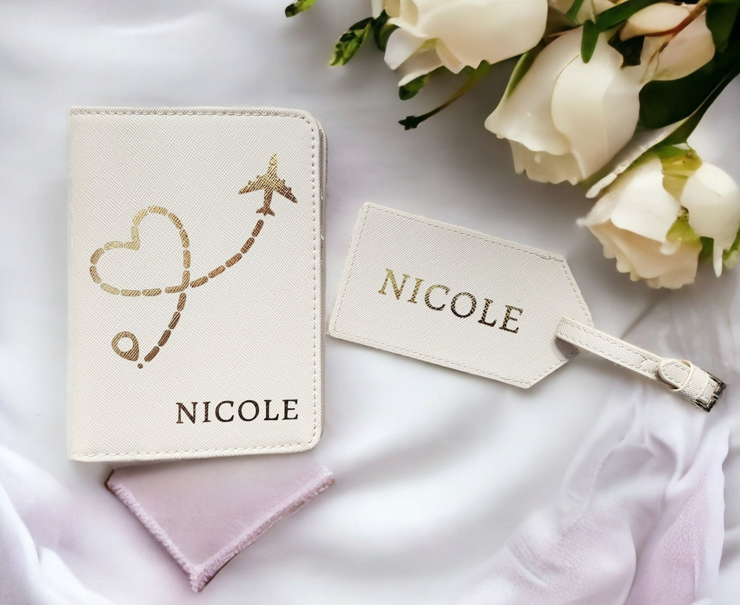 Personalised Passport Cover and Luggage Tag