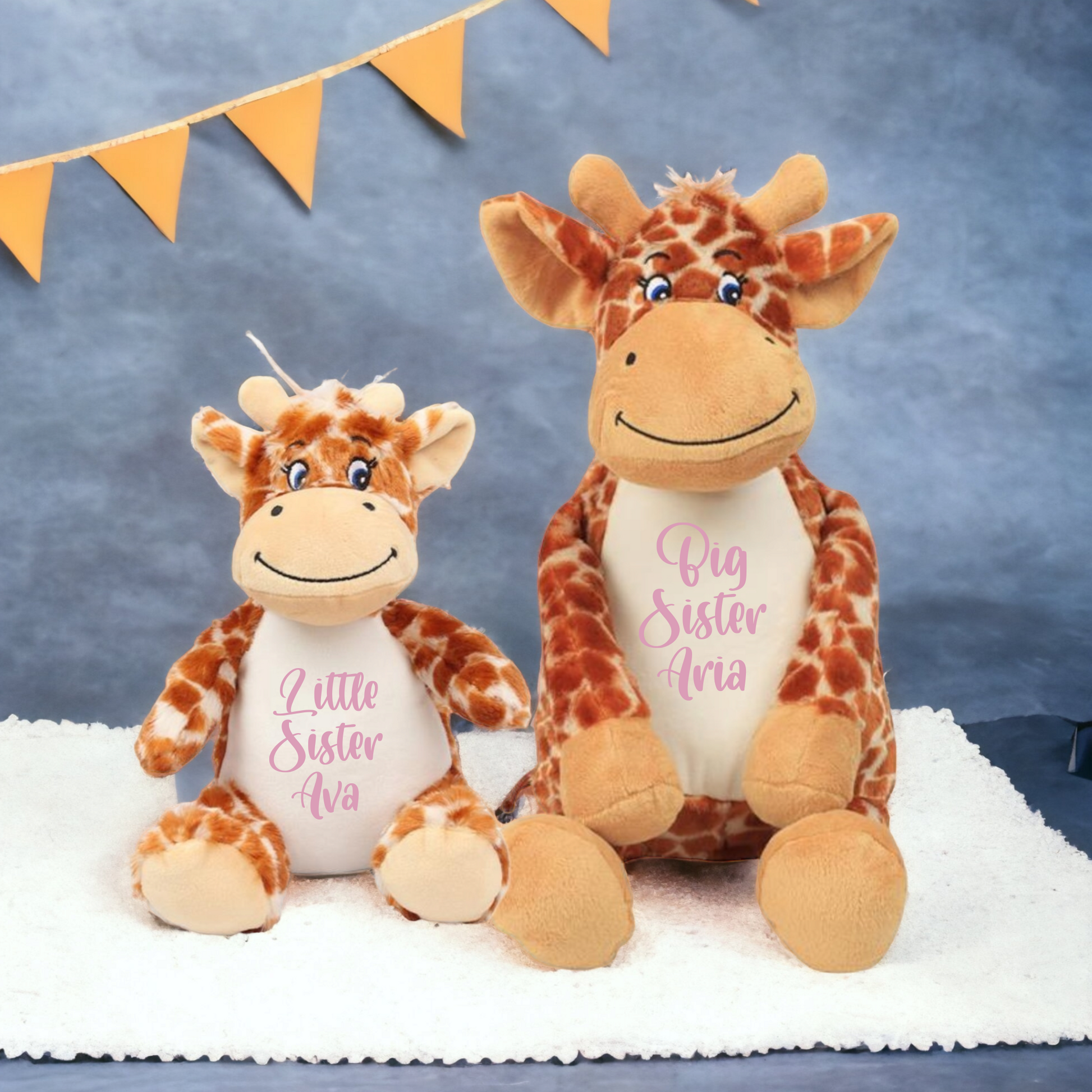 Personalised Giraffe Soft Toy image 0
