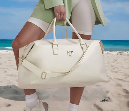 Personalised Holdall - Saffiano Leather Weekender