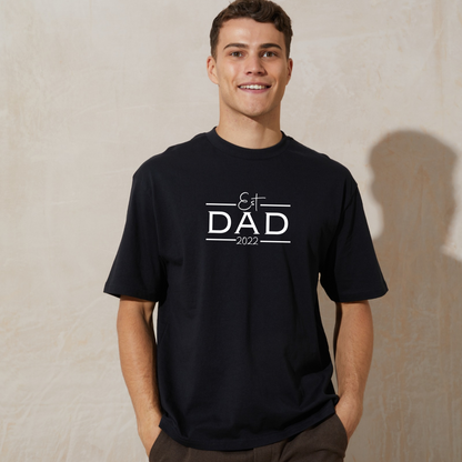 Personalised Daddy Est T Shirt image 0