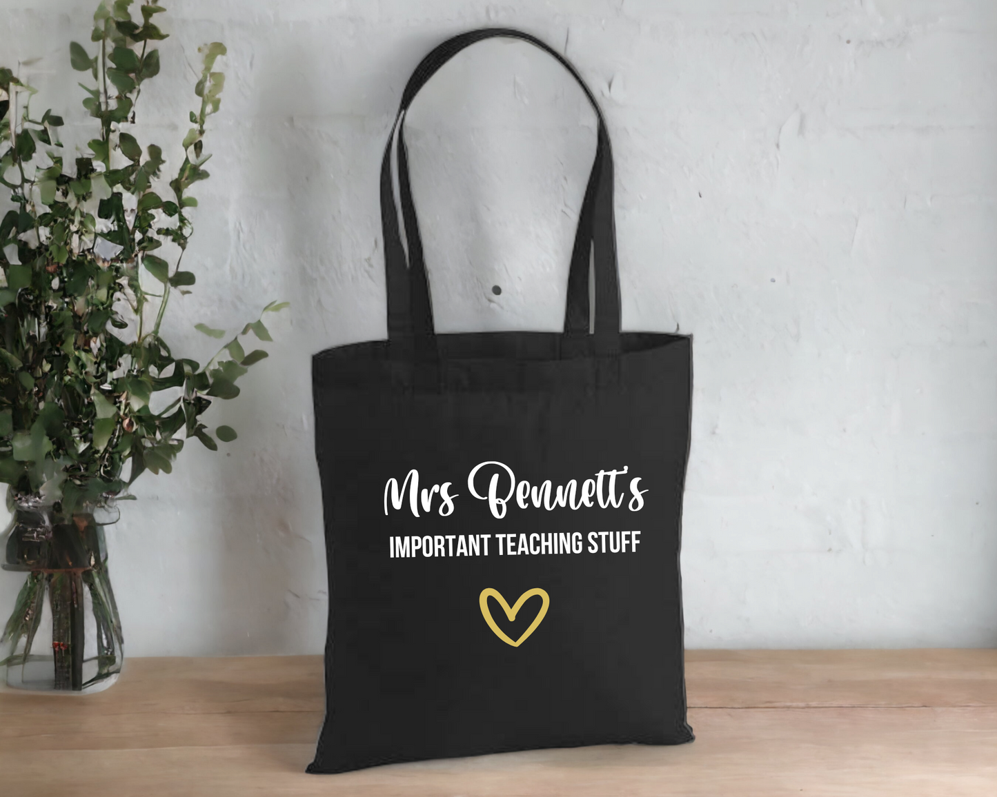 Personalised Important Teaching Stuff Shopper image 0