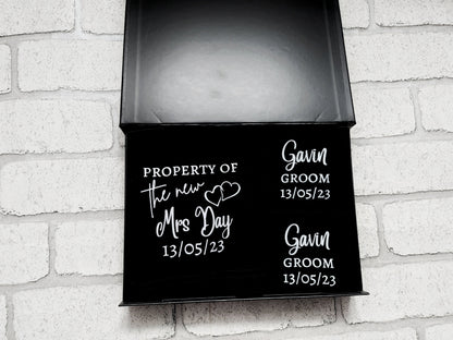 Personalised Groom Boxers and Socks in Box or Bag