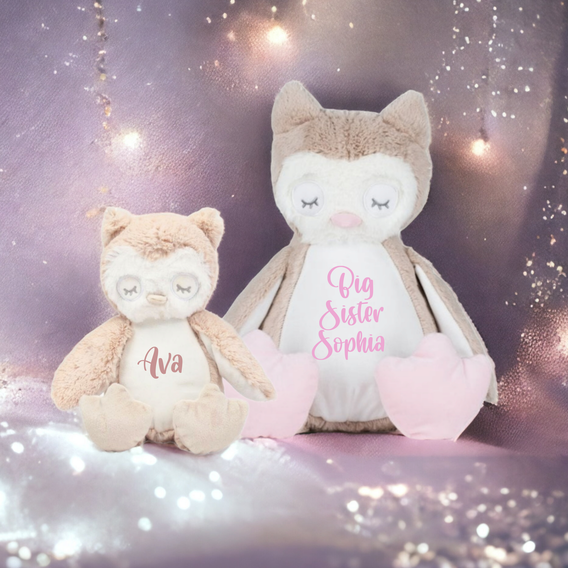 Personalised Owl Soft Toy image 0