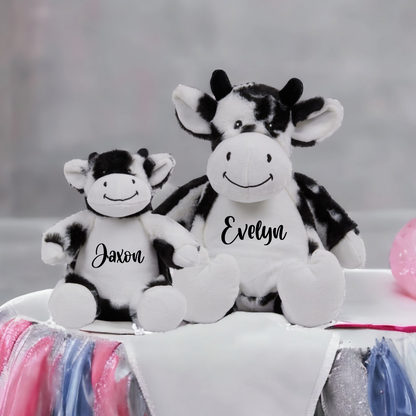 Personalised Spotty Cow Soft Toy image 0