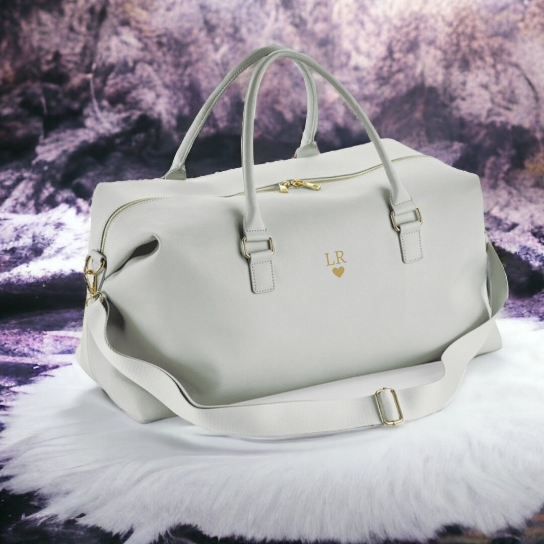 Personalised Holdall - Saffiano Leather Weekender