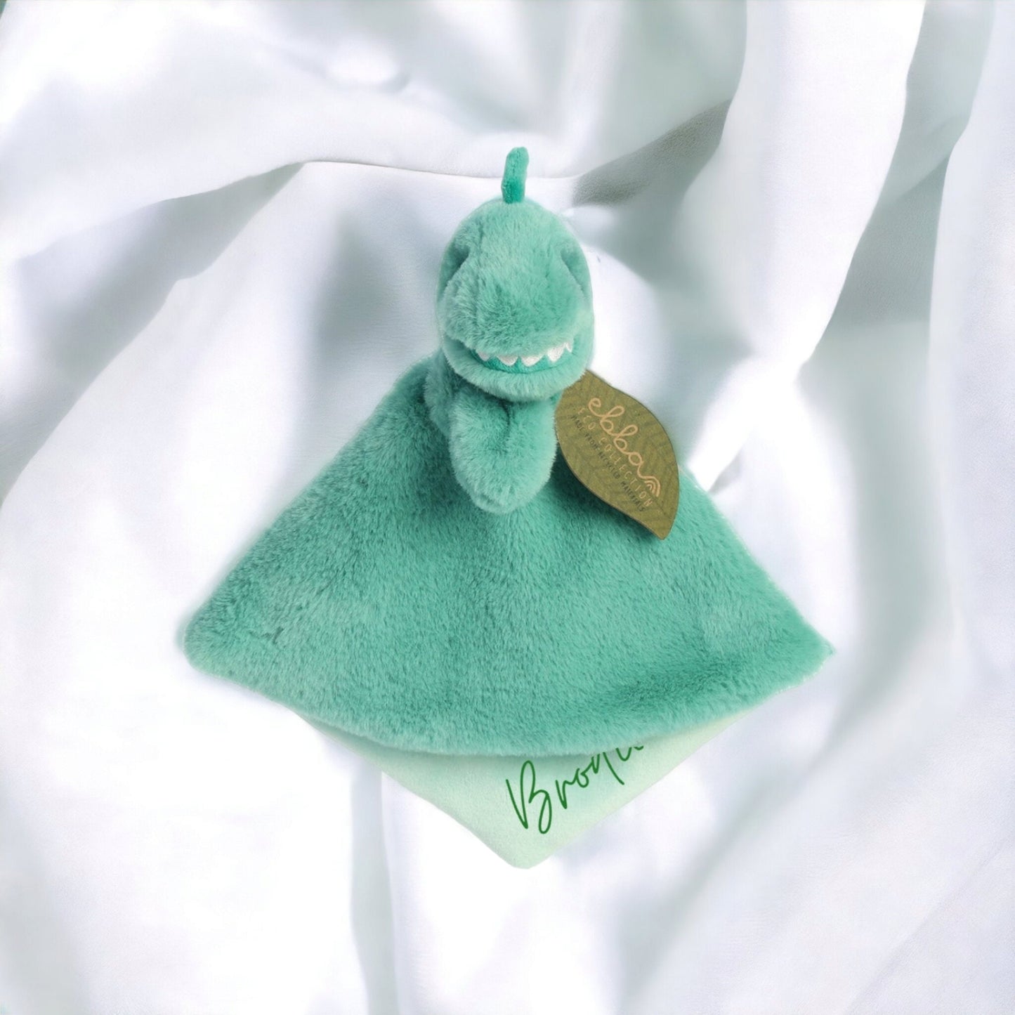 Personalised Baby Comforter Eco Sustainable Fox Lamb Dinosaur Bunny Blankie Newborn Gift Custom New Baby Soft Toy Plush Baby Shower Gift