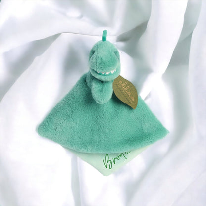 Personalised Baby Comforter Eco Sustainable Fox Lamb Dinosaur Bunny Blankie Newborn Gift Custom New Baby Soft Toy Plush Baby Shower Gift
