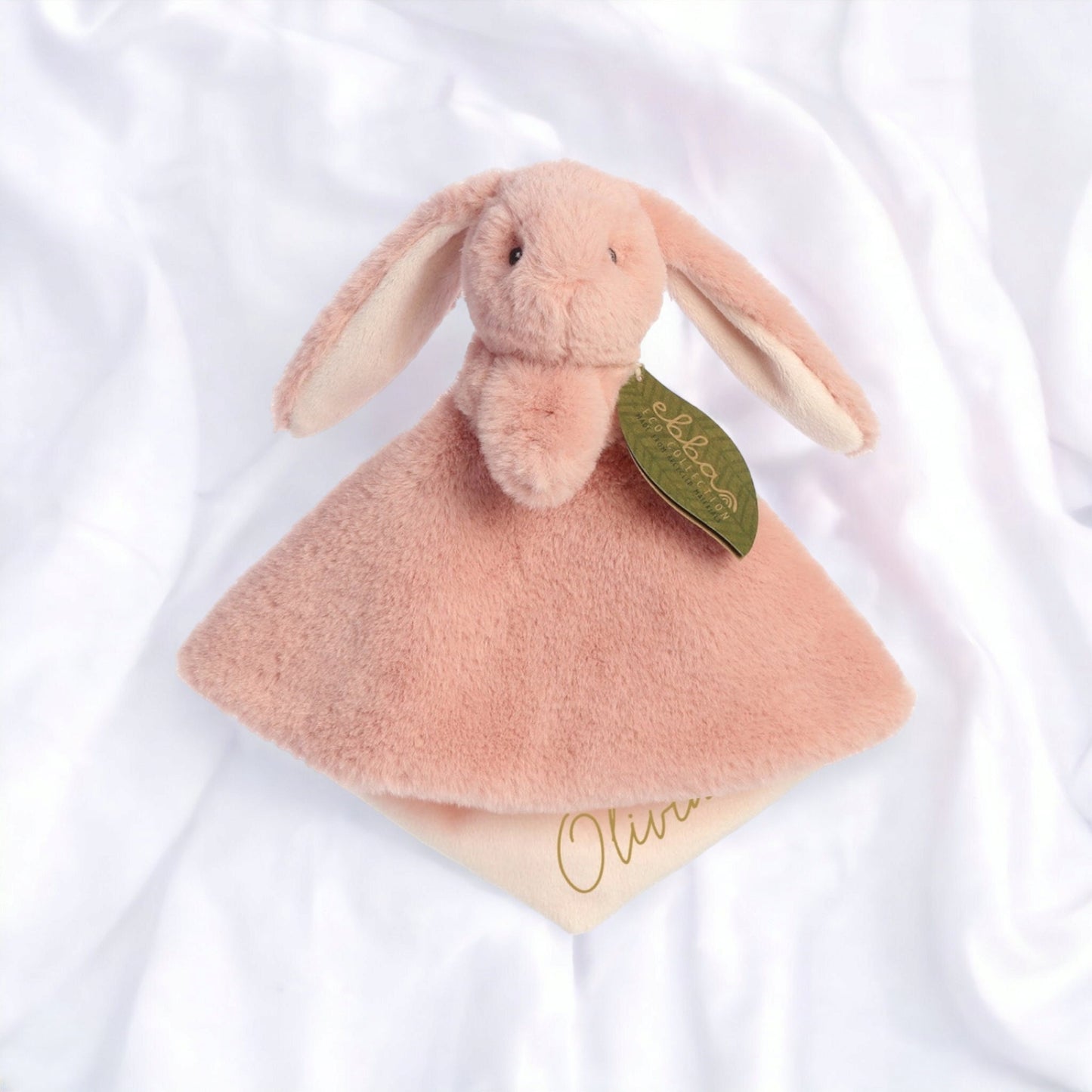 Personalised Baby Comforter Eco Sustainable Fox Lamb Dinosaur Bunny Blankie Newborn Gift Custom New Baby Soft Toy Plush Baby Shower Gift
