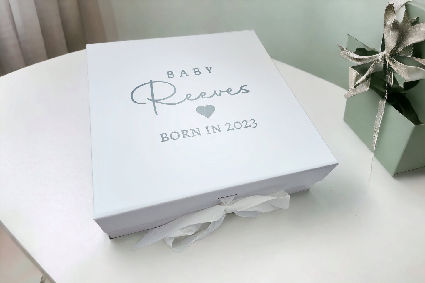 Personalized Baby Keepsake Box: Newborn Memory Storage