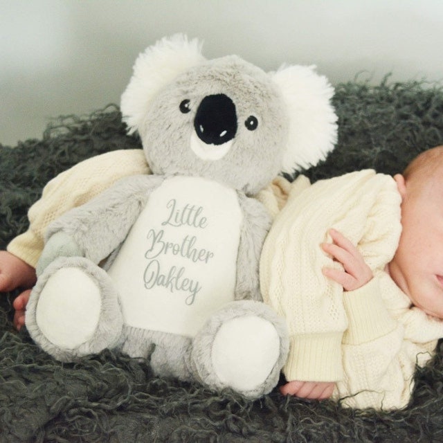 Personalised Koala Soft Toy Cuddly Kids Gift Birthday Present Boy's Girl's Brother Sister Plush  Choice Of Size