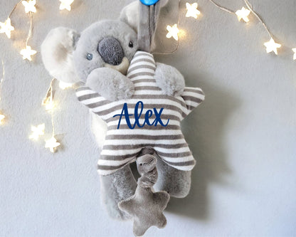 Personalised Musical Koala Soft Toy Plush New Baby Gift Soft Present Child Teddy Bear Eco Friendly 18cm Baby Shower Gift Nursery Decor