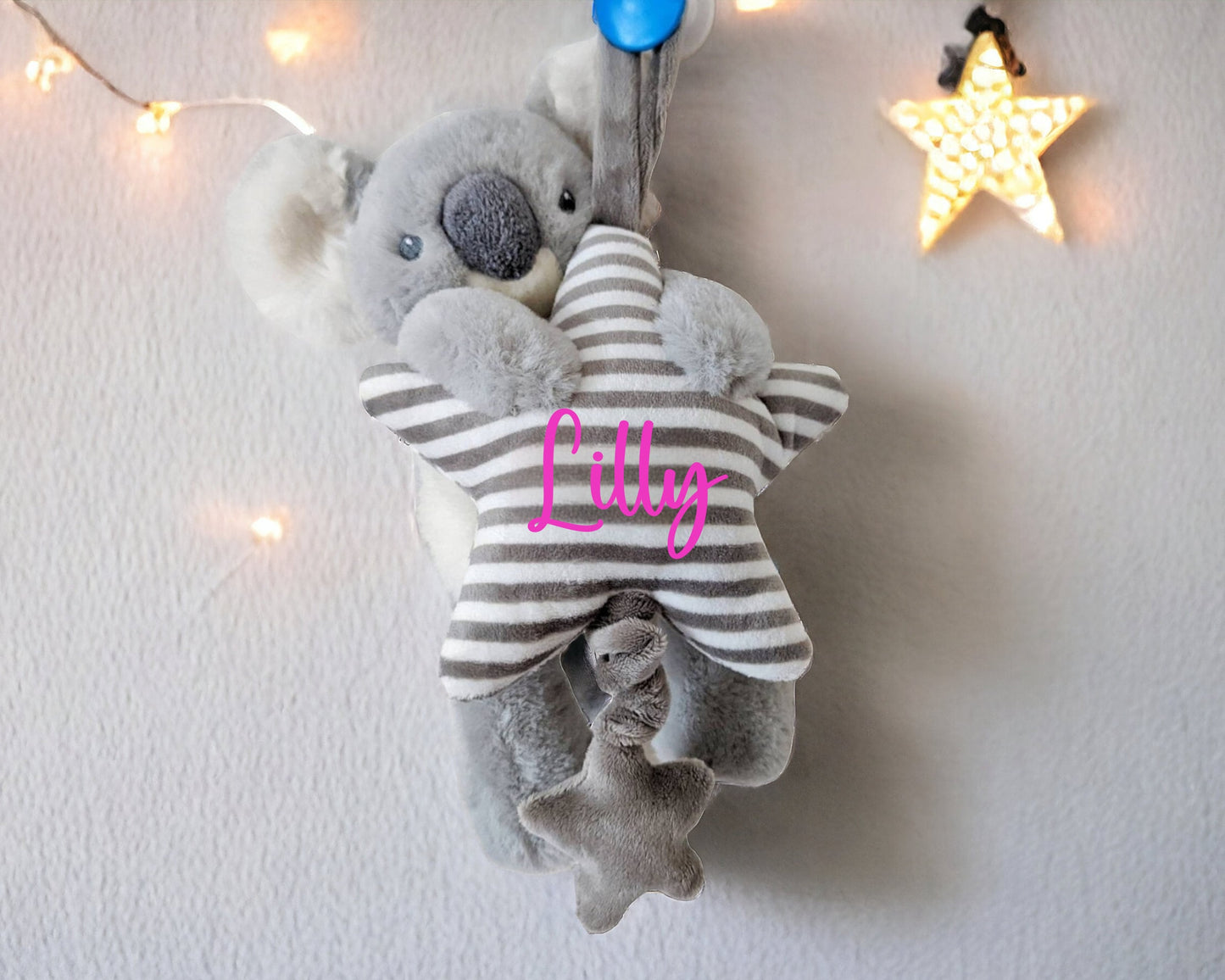 Personalised Musical Koala Soft Toy Plush New Baby Gift Soft Present Child Teddy Bear Eco Friendly 18cm Baby Shower Gift Nursery Decor