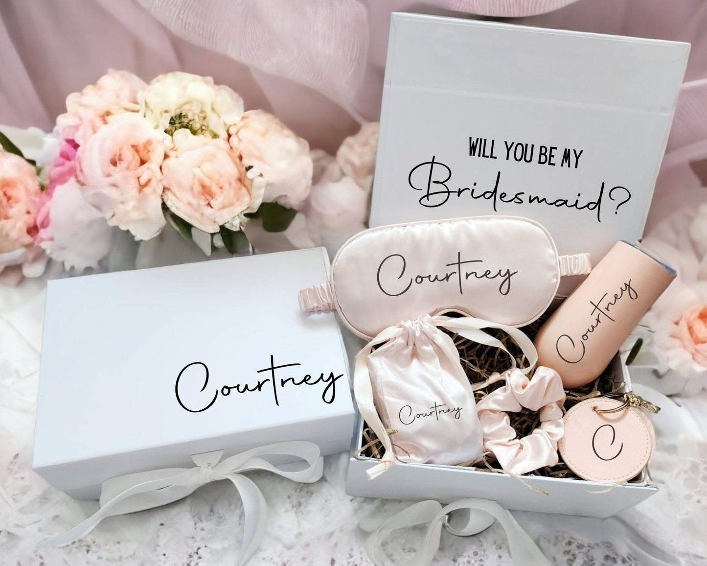 Personalised Bridesmaid Proposal Box Will You Be My Maid of Honour Gift Bridal Party Present