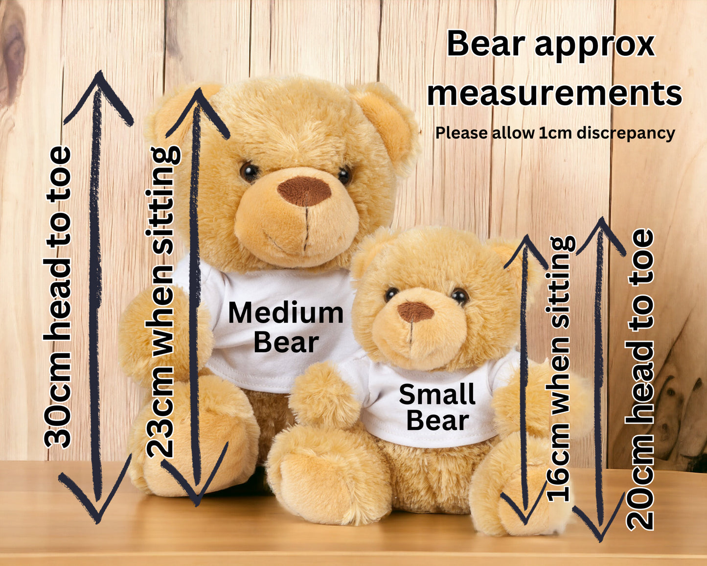 Personalised Pregnancy Announcement Teddy Bear: Custom Surname & Due Date