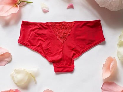 Personalised Property of Ladies Panties Valentine's day gift for her Novelty present Custom Underwear Red