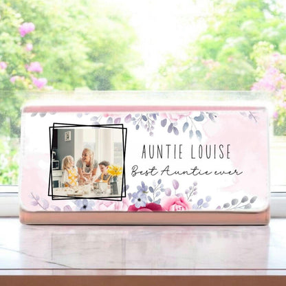 Personalised Ladies Purse PU Leather Wallet in Gift Box Mother's Day Birthday Photo Gift Any Message Gift For Her For Mum Nan 20cm x 9cm
