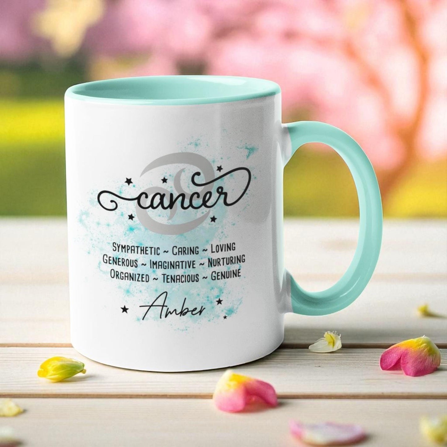 Personalised Zodiac Mug Leo Cancer Virgo Libra Star Sign Attributes Name Birthday Gift Christmas Present Gift For Her For Him Astrology