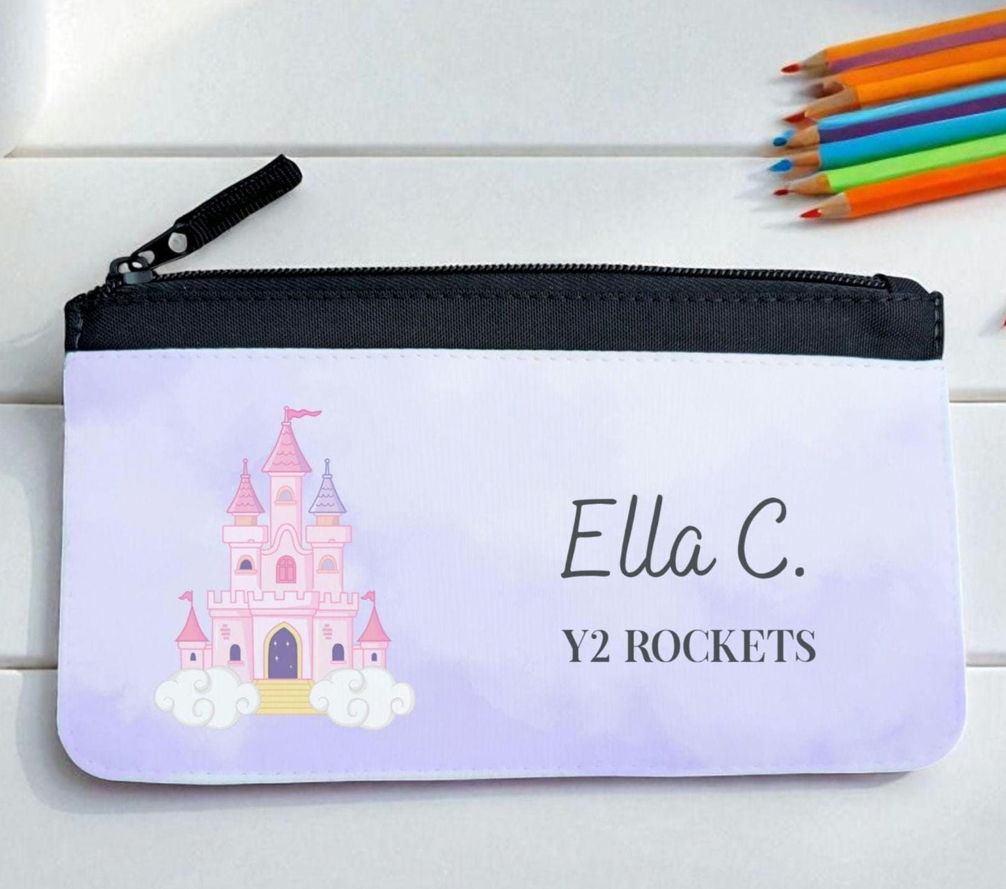 Personalised Fabric Pencil Case: Custom Name, Back to School
