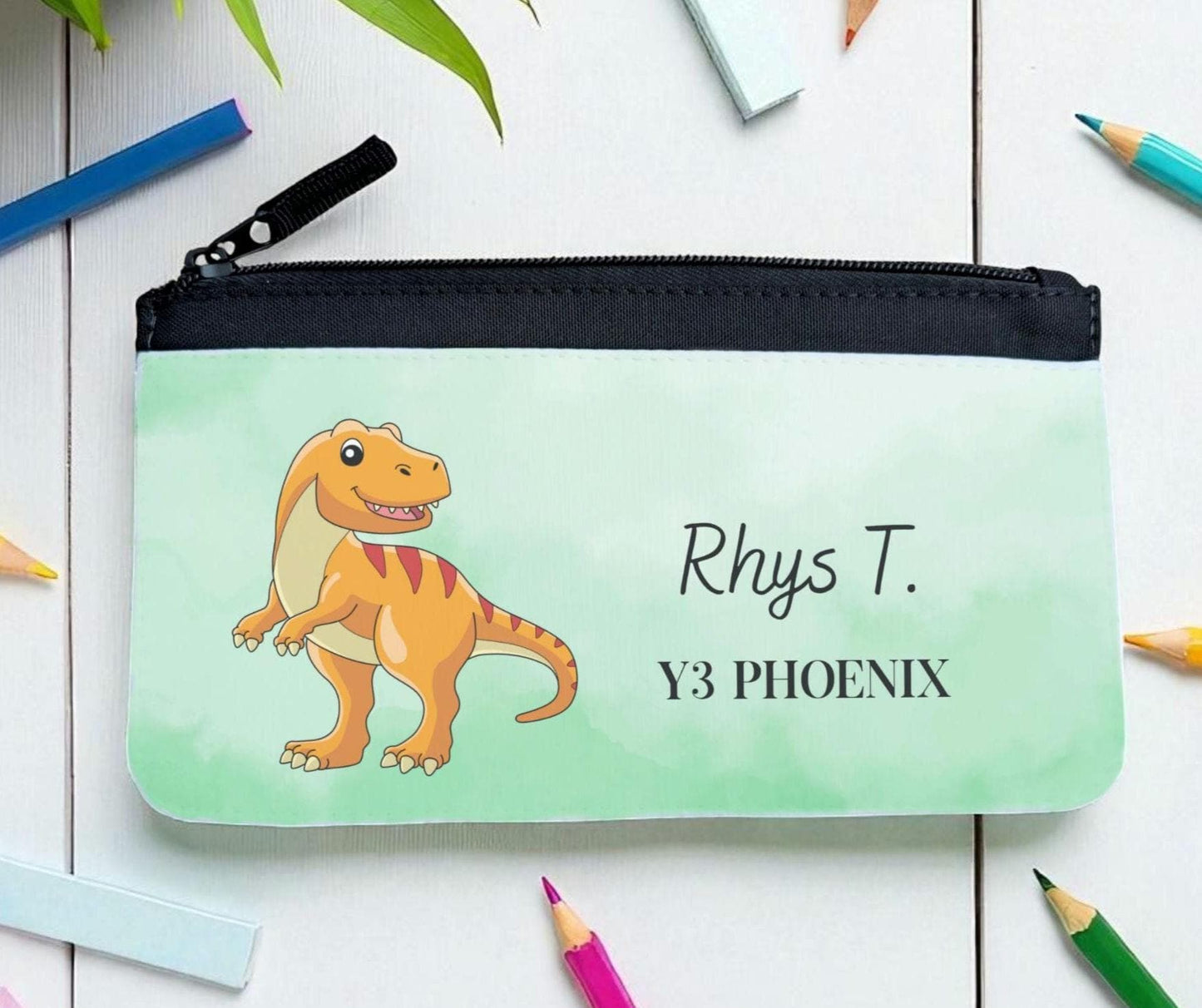 Personalised Fabric Pencil Case: Custom Name, Back to School