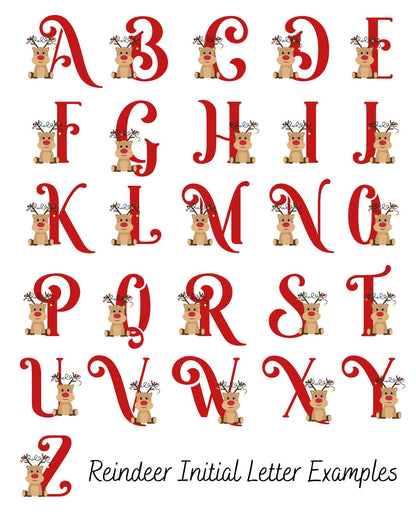 Personalised Christmas Santa Sack: Initial Special Delivery Gift