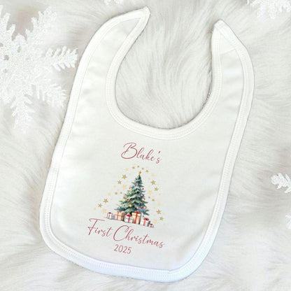 Personalized Baby's First Christmas Sleepsuit 2025: Custom Xmas Outfit